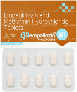 Gliempaflozin Met 5mg/500mg Tablet 10