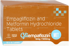 Gliempaflozin Met 5mg/500mg Tablet 10