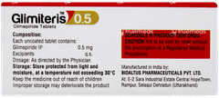 Glimiteris 0.5 Tablet 10 Glimiteris 0.5 Tablet 10