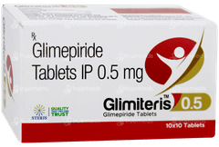 Glimiteris 0.5 Tablet 10 Glimiteris 0.5 Tablet 10