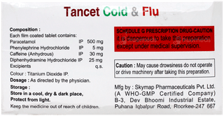 Tancet Cold & Flu Tablet 10