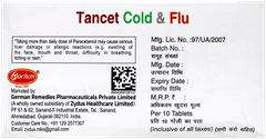 Tancet Cold & Flu Tablet 10