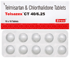 Telsazex Ct 40/6.25 Tablet 10