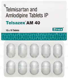 Telsazex Am 40 Tablet 10 Telsazex Am 40 Tablet 10