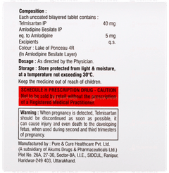 Telsazex Am 40 Tablet 10 Telsazex Am 40 Tablet 10