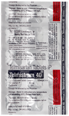 Telmistrum 40 Tablet 15