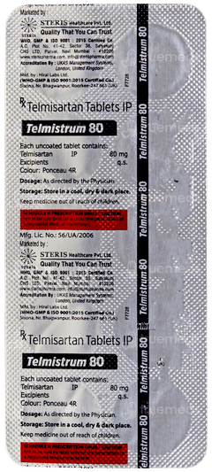 Telmistrum 80 Tablet 10 Telmistrum 80 Tablet 10