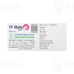 Tp Mate 25 Tablet 10