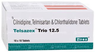 Telsazex Trio 12.5 Tablet 10