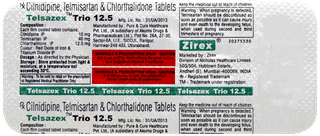 Telsazex Trio 12.5 Tablet 10