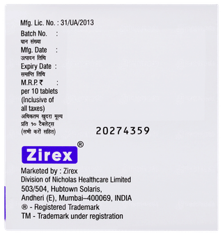 Telsazex H 12.5/80 Tablet 10