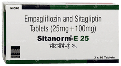 Sitanorm E 25mg Tablet 10