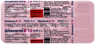 Sitanorm E 10 Tablet 10
