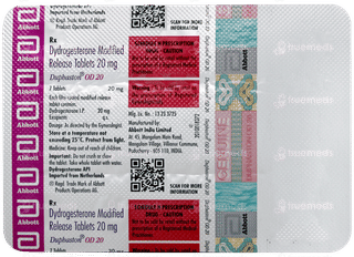 Duphaston Od 20mg Tablet 7