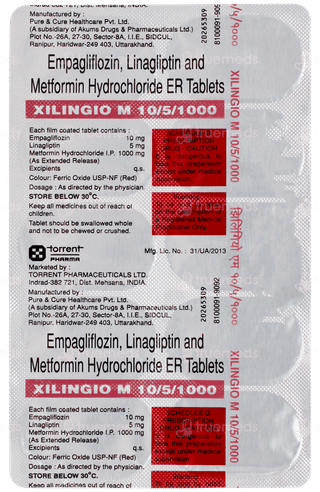 Xilingio M 10/5/1000 Tablet 10