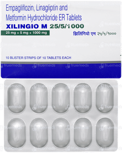 Xilingio M 25/5/1000mg Tablet 10