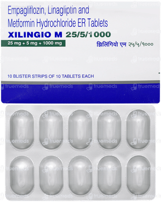 Xilingio M 25/5/1000mg Tablet 10