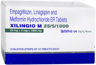 Xilingio M 25/5/1000mg Tablet 10