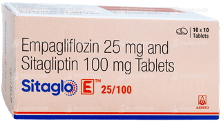 Sitaglo E 25/100 Tablet 10