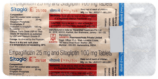 Sitaglo E 25/100 Tablet 10