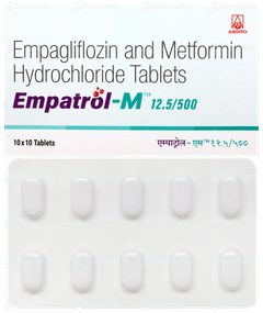 Empatrol M 12.5/500mg Tablet 10
