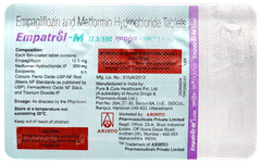 Empatrol M 12.5/500mg Tablet 10