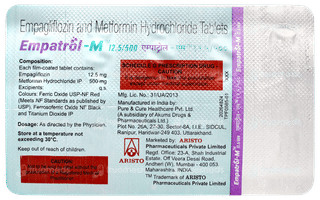 Empatrol M 12.5/500mg Tablet 10