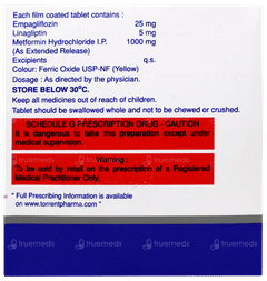 Linaxa Em 25/5/1000mg Tablet 10