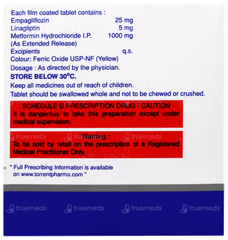 Linaxa Em 25/5/1000mg Tablet 10