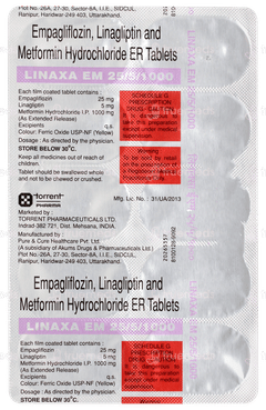 Linaxa Em 25/5/1000mg Tablet 10