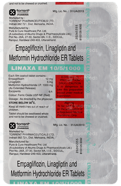 Linaxa Em 10/5/1000 Tablet 10