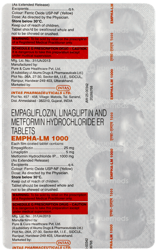 Empha Lm 1000 Tablet 10