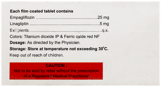 Empadon L 25/5mg Tablet 10