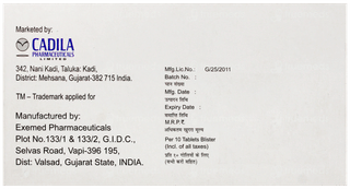 Empadon L 25/5mg Tablet 10