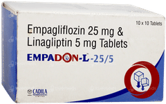 Empadon L 25/5mg Tablet 10 Empadon L 25/5mg Tablet 10