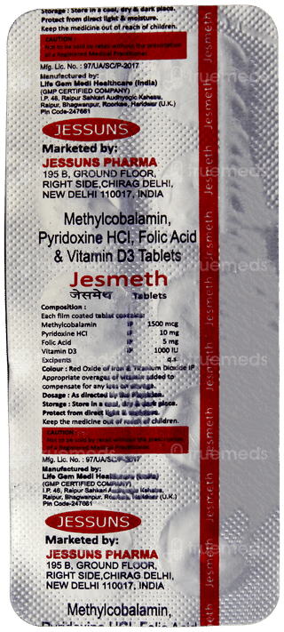 Jesmeth Tablet 10