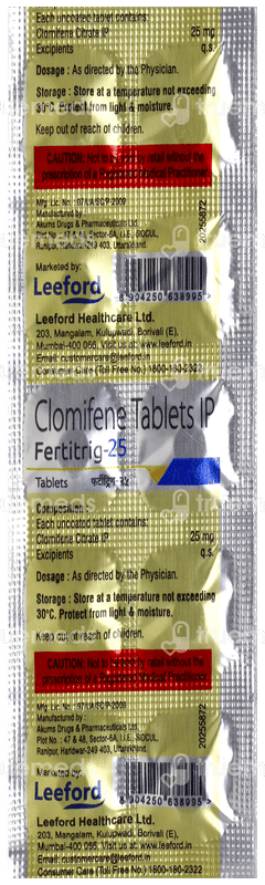 Fertitrig 25 Tablet 10 Fertitrig 25 Tablet 10