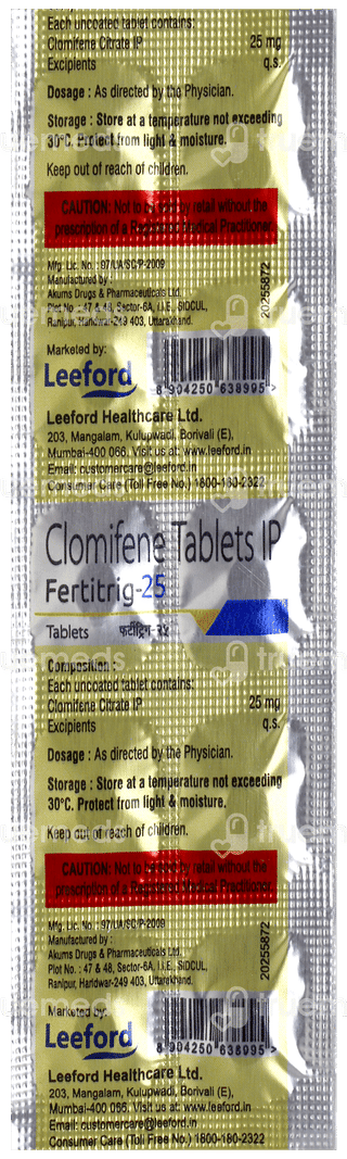 Fertitrig 25 Tablet 10