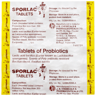 Sporlac Tablet 25