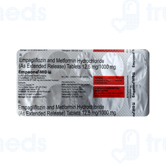 Empaone M Er 12.5/1000mg 10 Tablet Empaone M Er 12.5/1000mg 10 Tablet