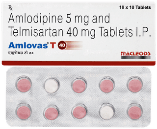 Amlovas T 40mg Tablet 10