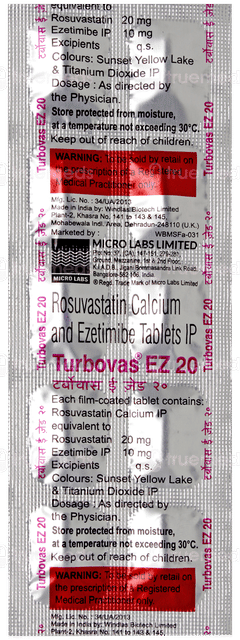 Turbovas Ez 20mg Tablet 10