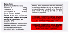 Telsazex Trio 6.25 Tablet 10