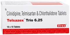 Telsazex Trio 6.25 Tablet 10