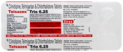 Telsazex Trio 6.25 Tablet 10