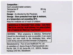 Telsazex 80 Tablet 10 Telsazex 80 Tablet 10