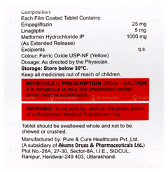 Linares Trio 25/5/1000 Tablet 10