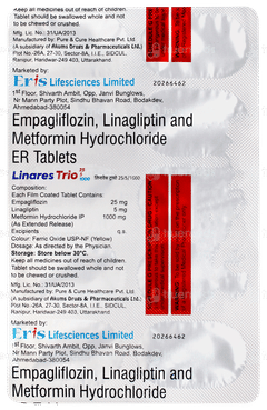 Linares Trio 25/5/1000 Tablet 10