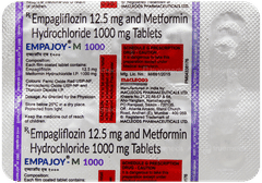 Empajoy M 1000/12.5Mg Tablet 10 Empajoy M 1000/12.5Mg Tablet 10