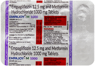 Empajoy M 1000/12.5Mg Tablet 10